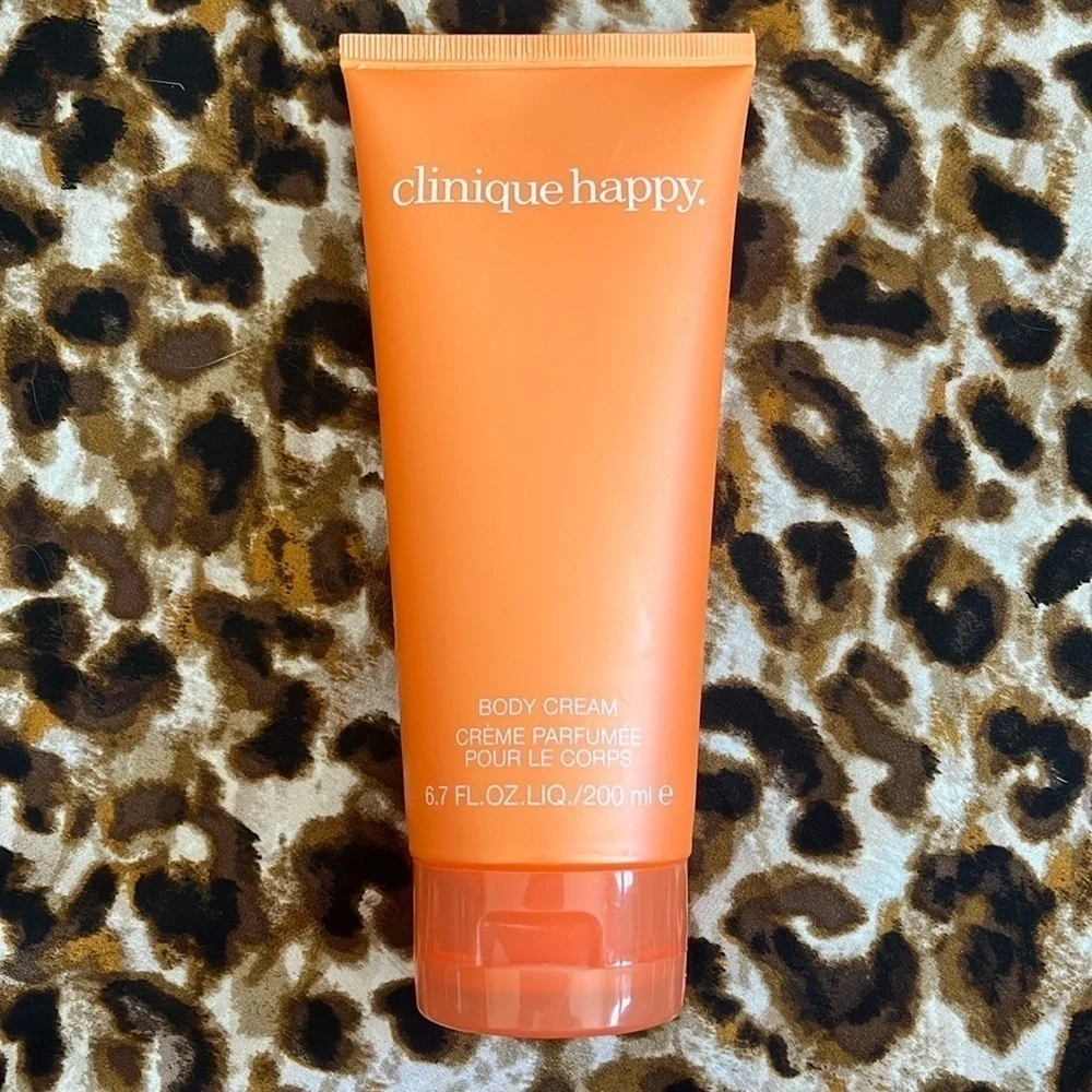 Brand New Clinique Happy Body Cream Rich Moisturizer Citrus Floral 6.7 Fl Oz